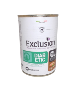 Exclusion Veterinary Diabetic Cane umido 400 gr.