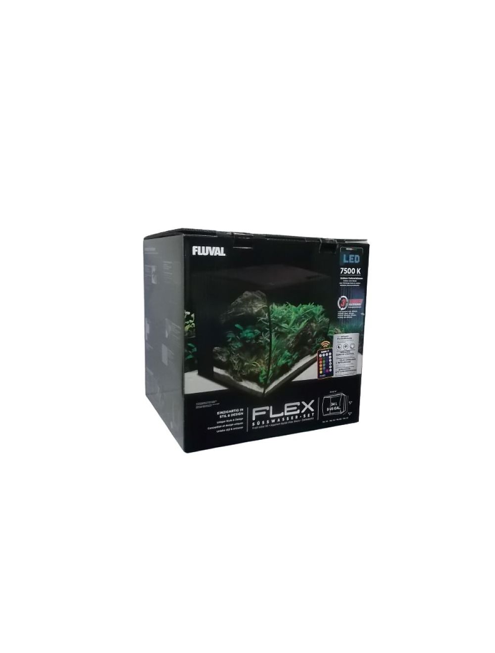 Acquario Fluval Flex nero 34 lt. - Agraria Comand