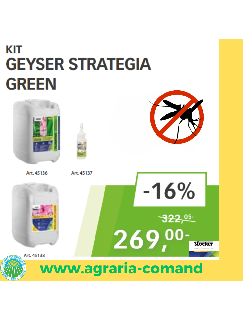 Kit Geyser strategia green stocker