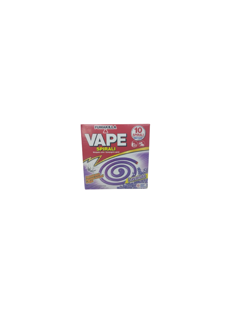 vape spirali lavanda 10 pezzi 