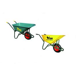 Carriola Vigor verde e gialla lt.100 - Agraria Comand